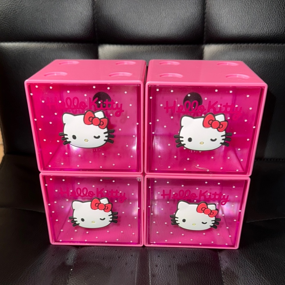 Hello Kitty Pink Storage Cubes